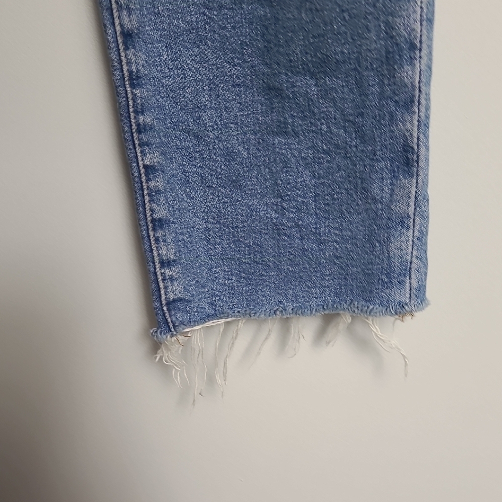 MADEWELL The perfect Vintage High Rise Straight Leg Distressed Size 26P - Picture 8 of 16